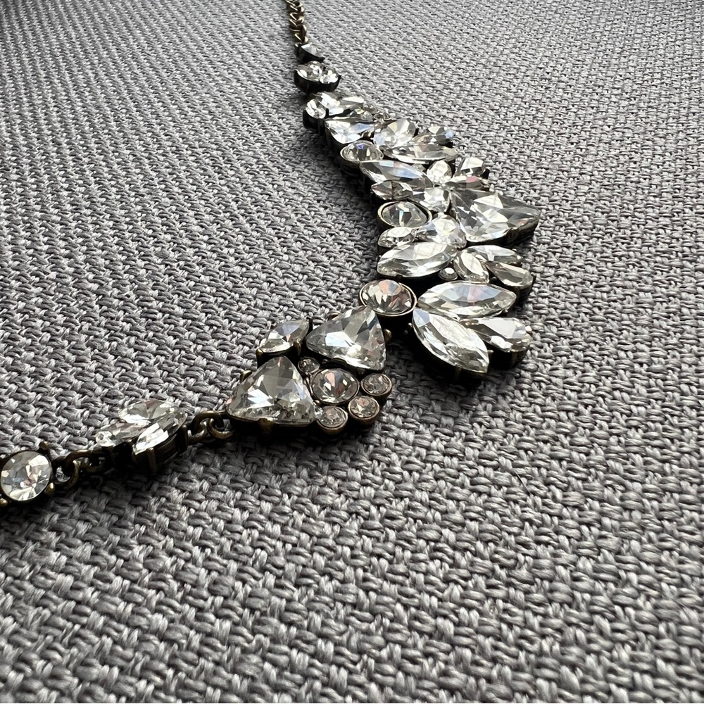 C Wonder Rhinestone Statement Necklace - Picture 4 of 6